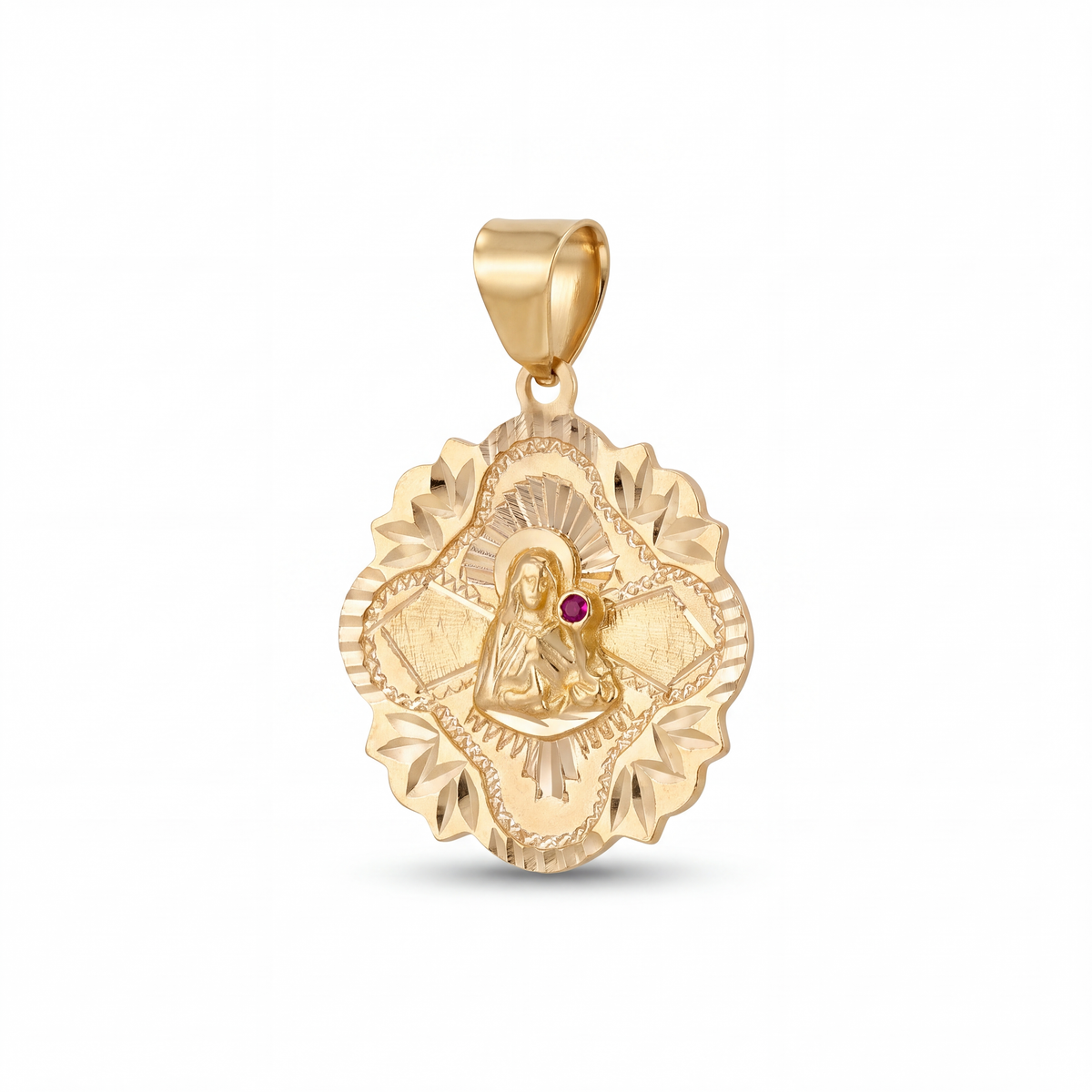 SHOP GOLD FATHER 10K YELLOW GOLD RELIGIOUS PENDANT ONLINE