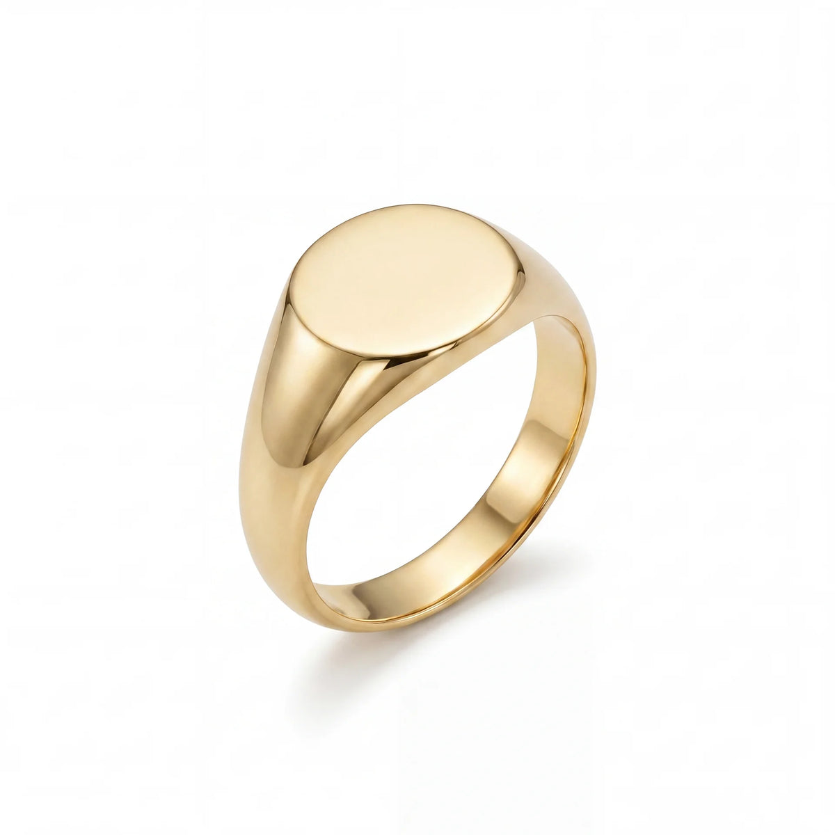 GOLD FATHER - 10K YELLOW GOLD SIGNET RING – SIZE 6.75