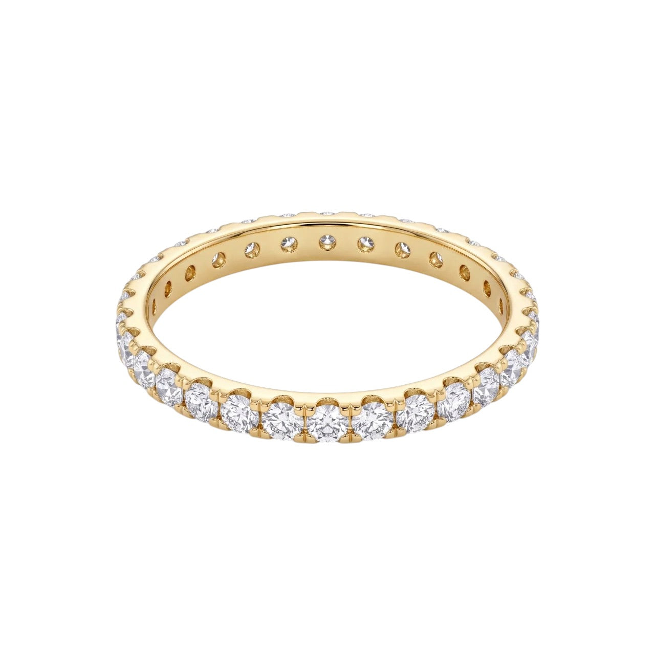 GOLD FATHER - 14K YELLOW GOLD 0.75 CT DIAMOND ETERNITY BAND – SIZE 7