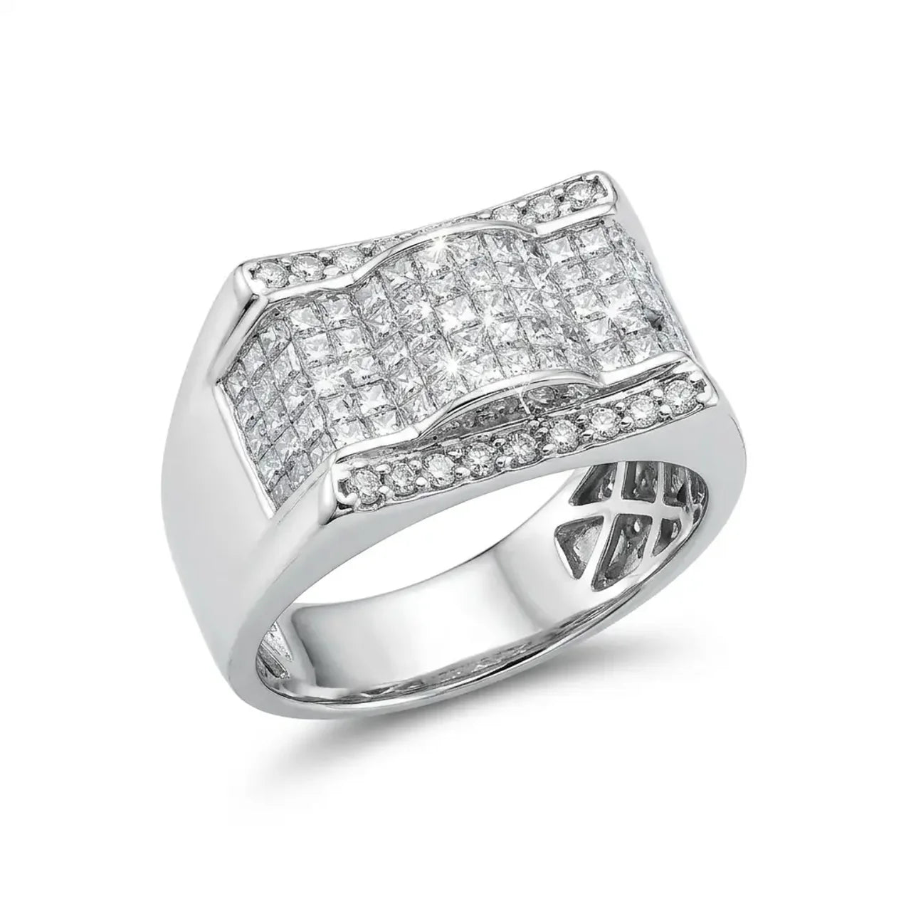 14kt White Gold Diamond Ring