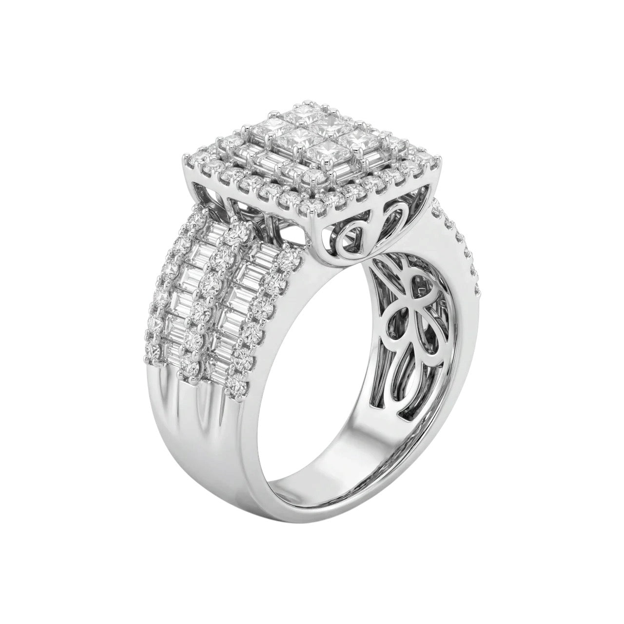 SHOP GOLD FATHER 14K YELLOW GOLD 2.35 CT VS DIAMOND ENGAGEMENT RING IN SIZE 8.5 ONLINE