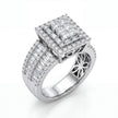 14kt White Gold Princess Cut Diamond Engagement Ring