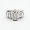 10kt White Gold Diamond Engagement Ring
