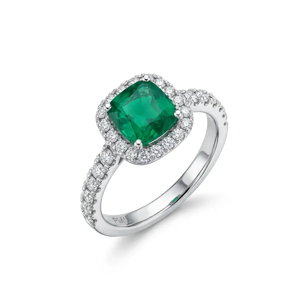 SHOP GOLD FATHER 14K WHITE GOLD 0.30 CT DIAMOND GREEN CENTER STONE ENGAGEMENT RING IN SIZE 5.5 ONLINE