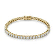 14kt Yellow Gold 6 Pointer Diamond Tennis Bracelet