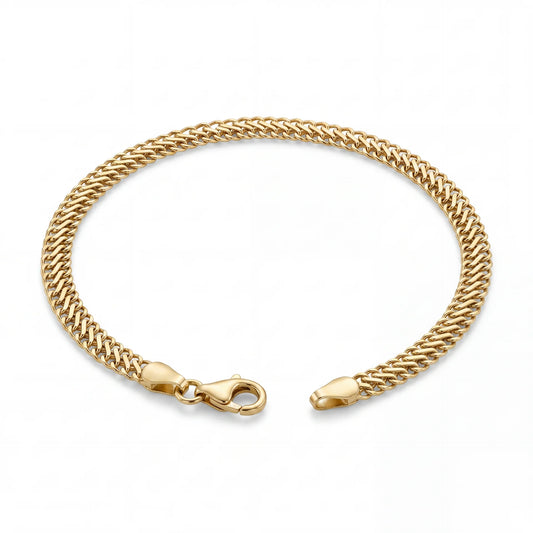 GOLD FATHER - 4 MM 18K YELLOW GOLD BRACELET – 7 INCH
