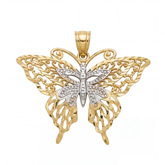 SHOP GOLD FATHER 14K YELLOW GOLD BUTTERFLY PENDANT ONLINE