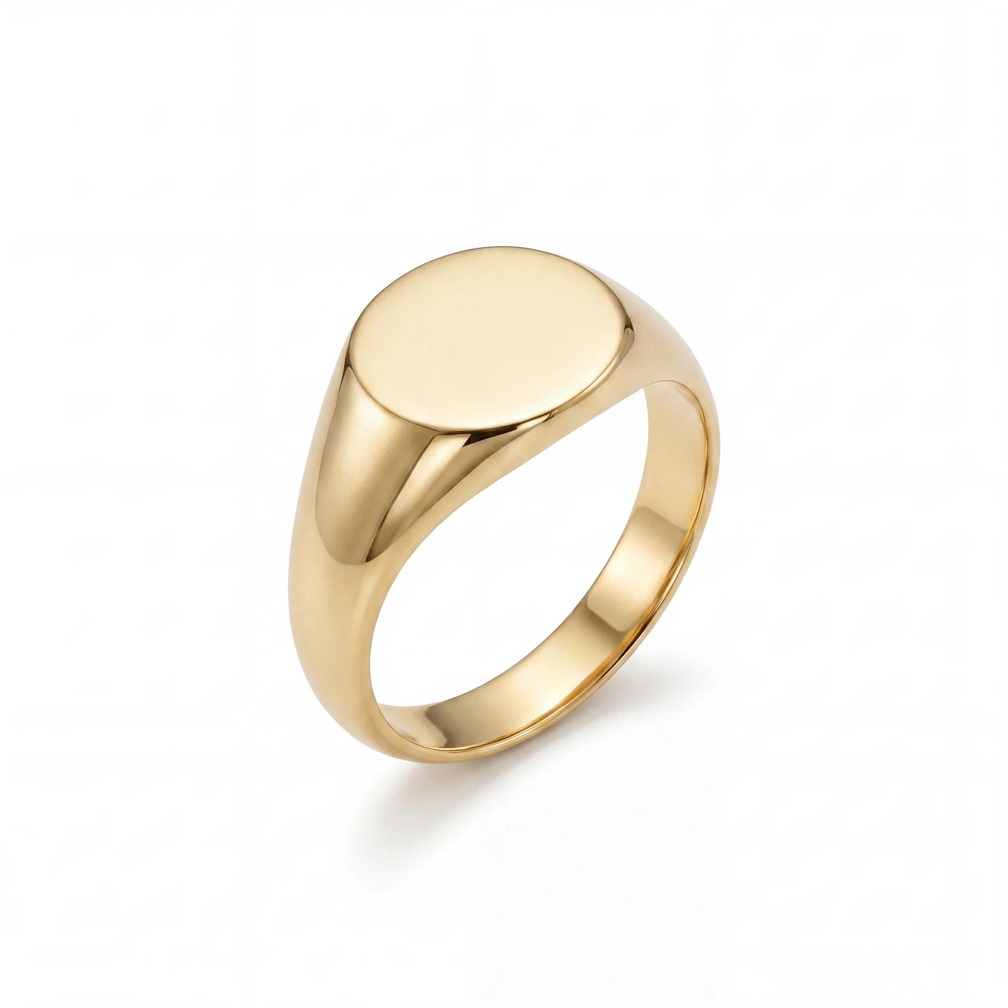 GOLD FATHER - 10K YELLOW GOLD SIGNET RING – SIZE 6.75