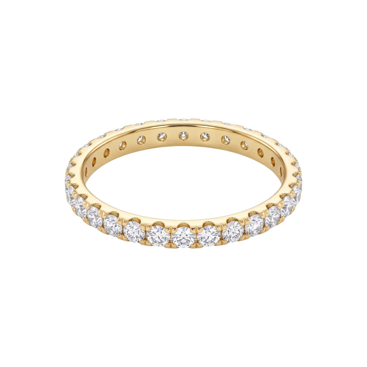 GOLD FATHER - 14K YELLOW GOLD 0.75 CT DIAMOND ETERNITY BAND – SIZE 7