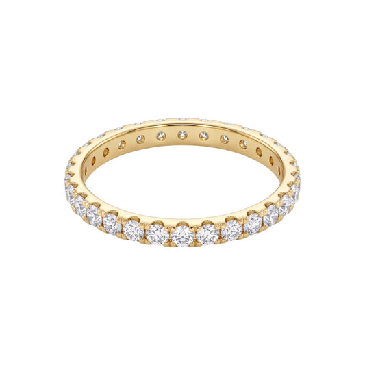 GOLD FATHER - 14K YELLOW GOLD 0.75 CT DIAMOND ETERNITY BAND – SIZE 7