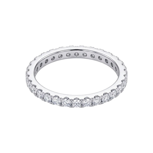 SHOP GOLD FATHER 14K WHITE GOLD 0.75 CT DIAMOND ETERNITY BAND ONLINE